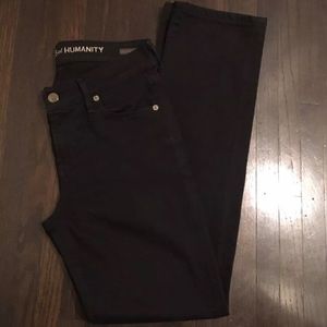 citizens of humanity black denim size 25